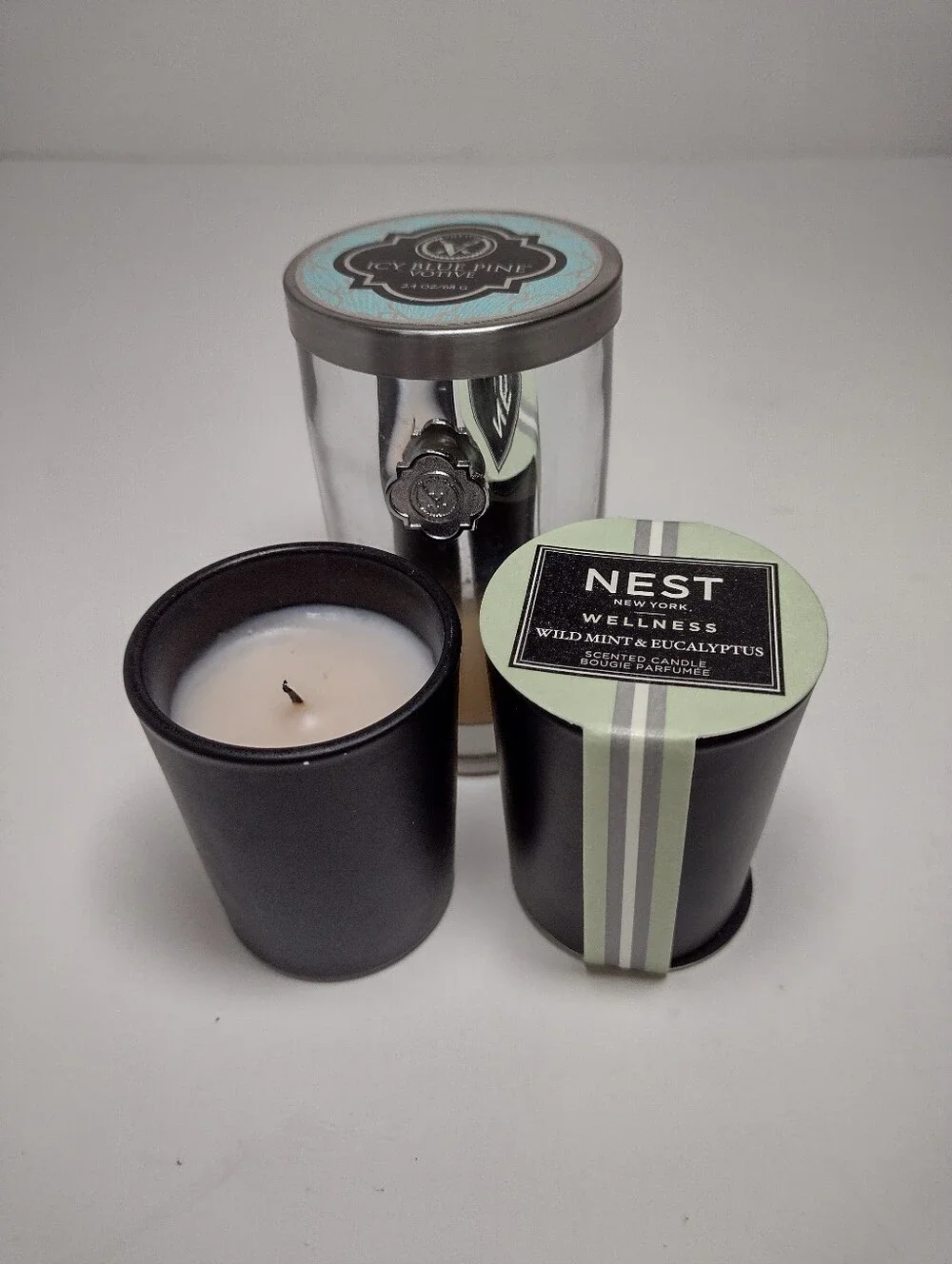 Set Of 3 Little Candles.  Votivo And Nest.